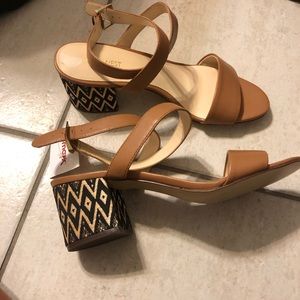 Nine West strappy heels